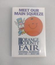 Vintage 1992 Orange County Fair Centennial Celebration Pin Pinback Button picture