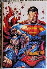 Superman #4  SDCC 2023  Virgin  Battle Damage Variant TYLER KIRKHAM SIGNED  picture