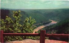 Vintage Postcard- NEW RIVER CANYON, GRANDVIEW STATE PARK, BECKLEY, W.V. 1960s picture