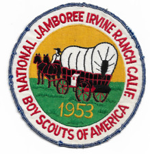 Boy Scout 1953 NATIONAL JAMBOREE JACKET PATCH picture
