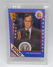 Rare 1992 Wild Card Decision 1992 George HW Bush 1000 Stripe Card #36 picture