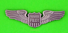 Private Pilot Wing - made of metal, approximately 3 inches wide picture