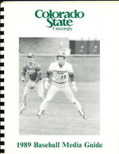 1989 Colorado State Baseball college guide bxb picture
