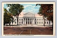 Media PA-Pennsylvania, Delaware County Court House, Antique Vintage Postcard picture