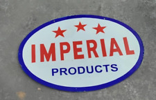 PORCELIAN IMPERIAL  ENAMEL SIGN SIZE 36X24 INCHES DOUBLE SIDED picture