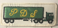 VINTAGE P.D.S TRUCKING GREEN SEMI PATCH  picture