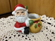 Christmas Around The World Toothpick Holder Santa Claus ~ Vintage picture