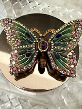Jeweled ButterFly - Fitz and FLoyd Enamel Trinket Box picture