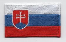 SLOVAKIA Flag Iron on Sew on Patch Badge FREE UK POSTAGE picture