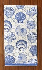 TWO Individual Decoupage Paper Napkins (267) - Guest - Blue Coastal picture
