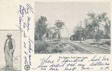 TWIN LAKES CT – The Railroad Station - udb (pre 1908) picture
