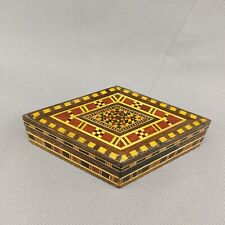 Beautiful Vintage Rhombus Trinket Box #2985 picture