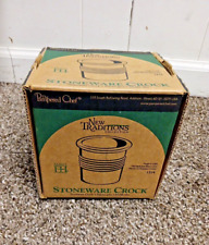 Pampered Chef Stoneware Crock #1314 Sage Green New in Box picture