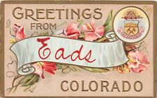 H38/ Eads Colorado Postcard c1910 Greetings from Eads Colorado picture