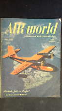 Air World Magazine July 1945 Grumman Widgeon Cover COMBINE SHIP picture