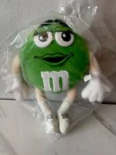 RARE Large Vintage Mars Green M&M Stuffed Plush New in Bag 2004 White Boots picture