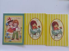 Vintage Lillian Ruth studios Greeting Card Lot Of 3 picture