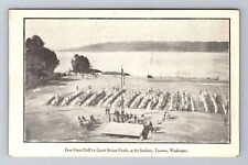 Tacoma WA-Washington, Free Hand Drill By Grade School Pupils, Vintage Postcard picture