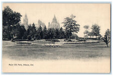 c1910 Major Hill Park Building In Background Ottawa Ontario Canada Postcard picture