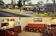 Postcard Wilmington North Carolina Quality Court Motel Americano Interior VH picture