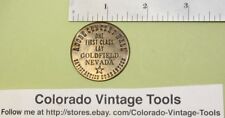 Vintage Adobe Concert Hall (Goldfield Nevada) Brothel Token / CV Tools picture