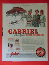 1947 GABRIEL Aerotype SHOCK ABSORBERS art print ad picture