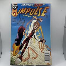 Impulse #1 1st edition Signed by. Mark Waid Detective Comics the Flash picture