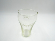 Enjoy Coca Cola Coke Clear Glass 8-10 oz White Letters 5