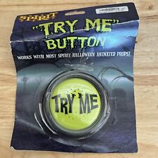 Spirit Halloween Try Me Button For Animatronics Props Animated NEW OPEN BOX picture