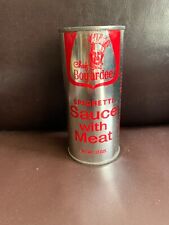 Rare Vintage Chef Boy-ar-dee Spaghetti Sauce with Meat Tin Can Good Condition picture
