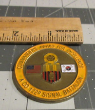 Army Challenge Coin: 2nd Infantry Division, A CO 122nd Signal, No Kool-Aid  picture