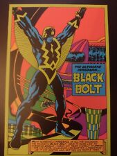 Black Bolt Marvel Classic Black Light Poster 2021 (20x30) 3rd Eye Licensed Repo picture