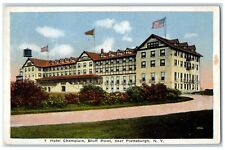 c1920 Hotel Champlain Bluff Point Plattsburgh New York Vintage Antique Postcard picture