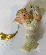 Lenox Ornament Disney Dopey's Holiday Surprise Dwarf with Present New Box COA picture