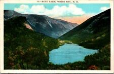 Echo lake White Mountains New Hampshire White Border Postcard picture