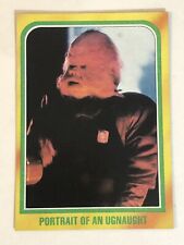 Vintage Star Wars Empire Strikes Back Trade Card #307 Portrait Of An Ugnaught picture