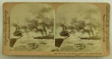1890's Spanish American War Naval Ships Stereoviews picture