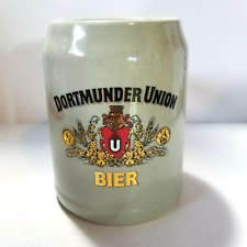 Dortmunder Union Bier Germany Mug Stein .25 Liter  4 1/8