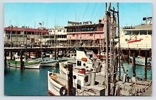 c1950s Marina~Tarantino's~Fisherman's Wharf~San Francisco CA~VTG Postcard picture
