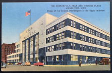 Postcards Minneapolis MN - Minneapolis Star & Tribune Newspaper Plant picture