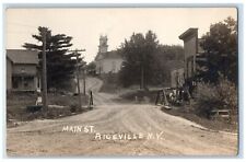 c1910's Main Street View Riceville New York NY, Cattaraugus RPPC Photo Postcard picture