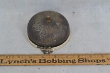 bell  wall mount pull chain 4 in round bronze  antique 1882/1878 original picture