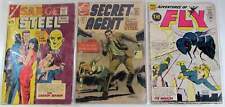 Mixed Lot 3 #Sarge Steel 5,Secret Agent 10,Fly 19 Archie 1962 Comics picture