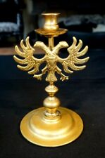 Beautiful Vintage Brass Russian Candlestick  picture