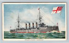 English Cruiser Hampshire Vintage Souvenir Postcard picture