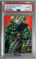 1994 Flair Marvel Universe The New Hulk # 77 PSA 10 Newly Graded  picture