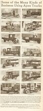 1919 Apex Trucks Hamilton Motors Co Grand Haven Michigan Vintage Photo Ad picture