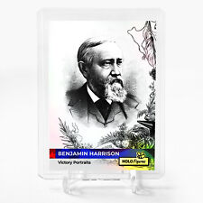 HARRISON & MORTON Victory Portraits President Benjamin Harrison Art Card #D8C1 picture
