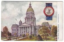 The Illinois State Capitol Springfield IL Tuck's Oilette Vintage Postcard picture
