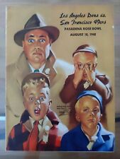 LOS ANGELES DONS vs SAN FRANCISCO 49ers Football Program - August 18 1948 picture